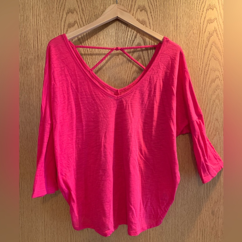 Bright Pink Top